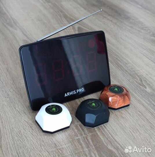 Кнопки вызова официанта модель Бургер и табло