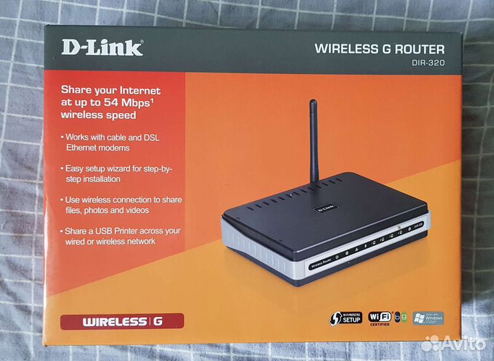 Wi-Fi роутер D-Link DIR-320