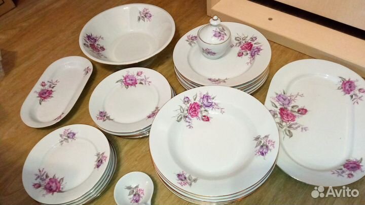 Столовый сервиз Wloclawek, Польша СССР