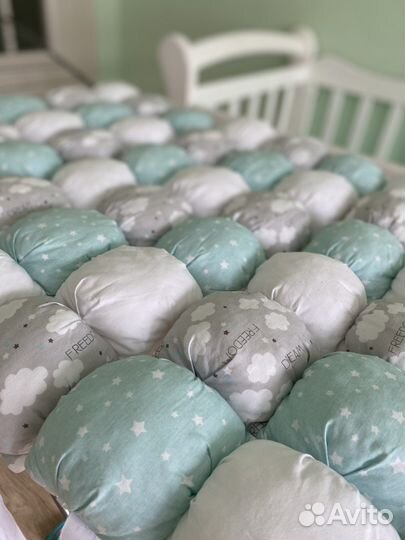 Бортики в детскую кроватку