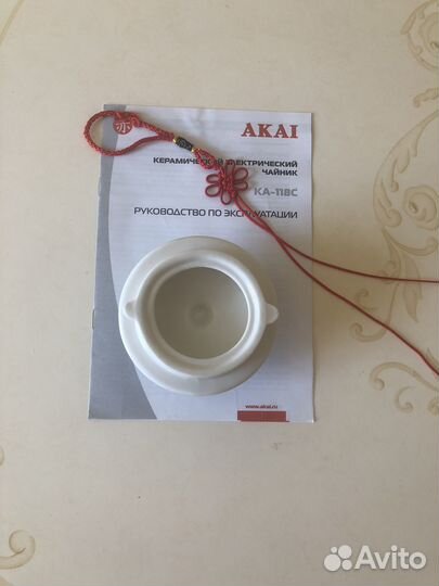 Крышка керамическая для электрочайника Akaj