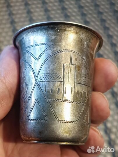 Обьем 100 мл. 1896 г. Серебро 84 пр. Кидушный