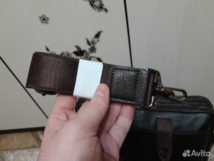 Сумка портфель мужская кожаная