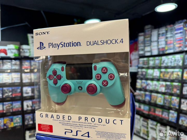 Игровой контроллер Dualshock 4 v.2 Berry Blue (Gra