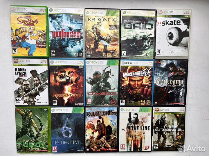 Диски Xbox 360 I Xbox Original I Не лицензия