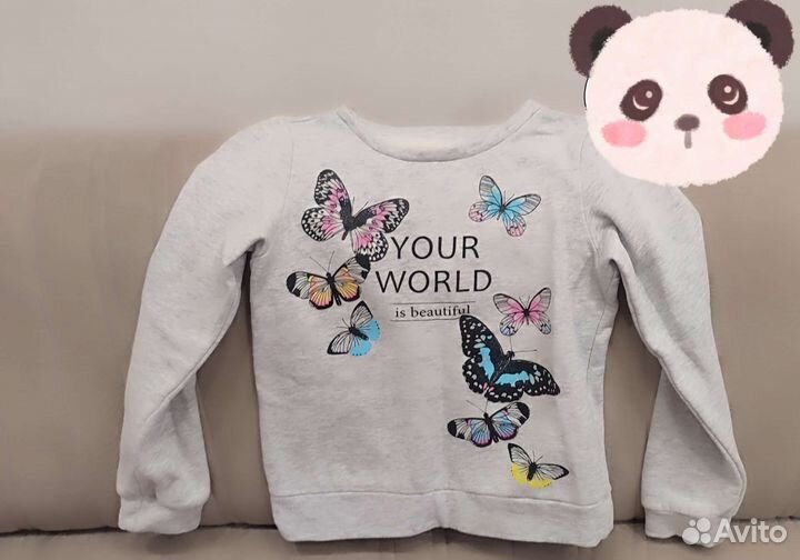 Кофта с капюшоном рост 146