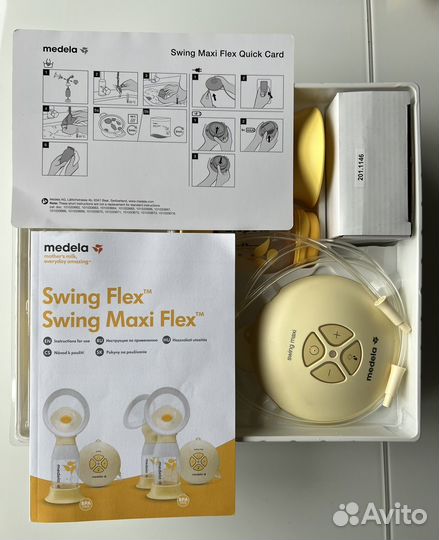 Молокоотсос электронный medela swing maxi flex