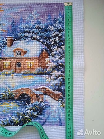 Вышивка крестом. Готовая работа. Отличный подарок