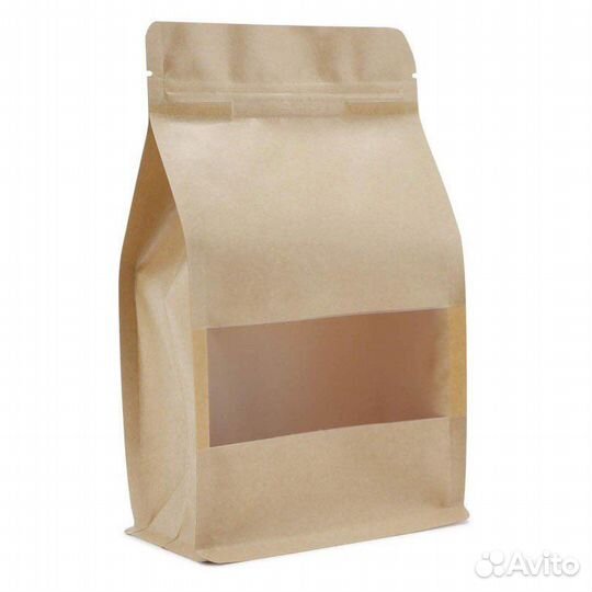 Крафт пакеты с замком