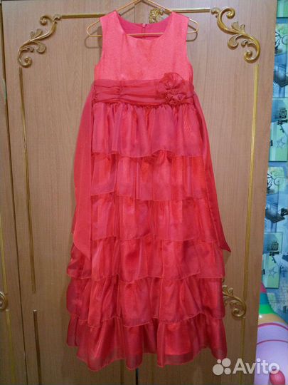 Платье на выпускной в садик р.125-135