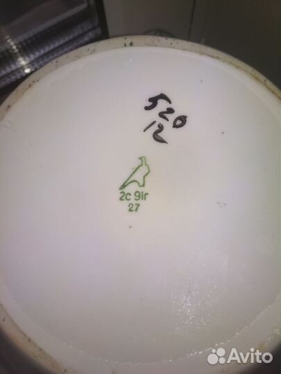 Чайник заварочный доливной фарфоровый СССР