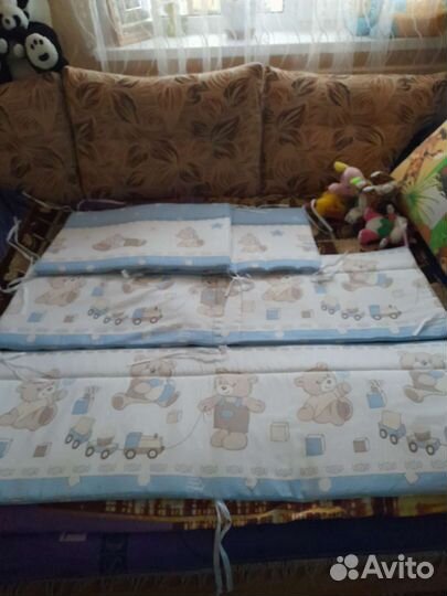 Бортики в детскую кроватку