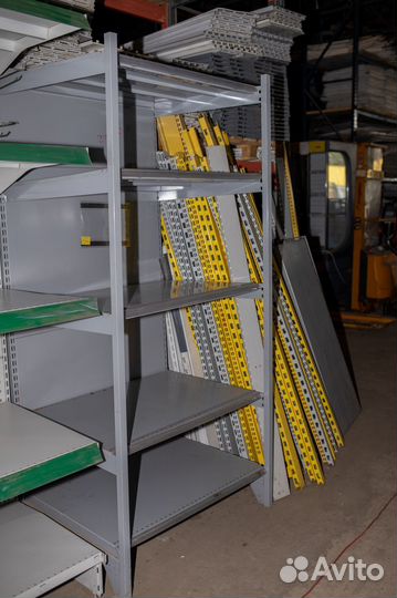 Стеллаж металлический торговый для магазина