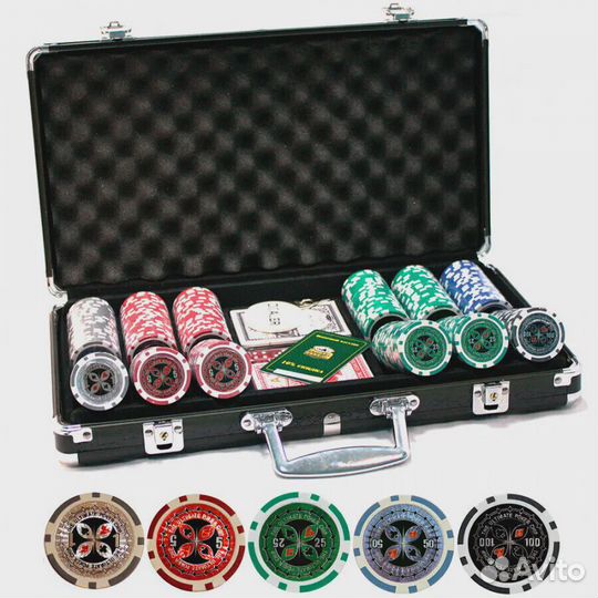 Набор для покера Ultimate на 300 фишек