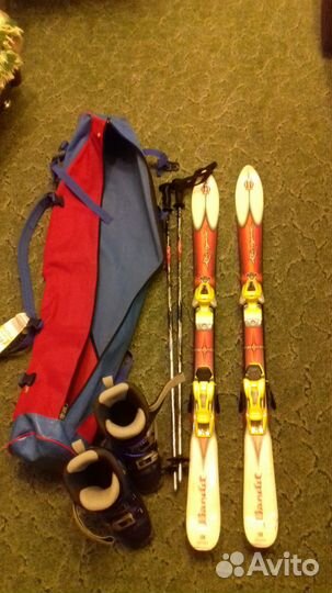 Детский комплект горных лыж