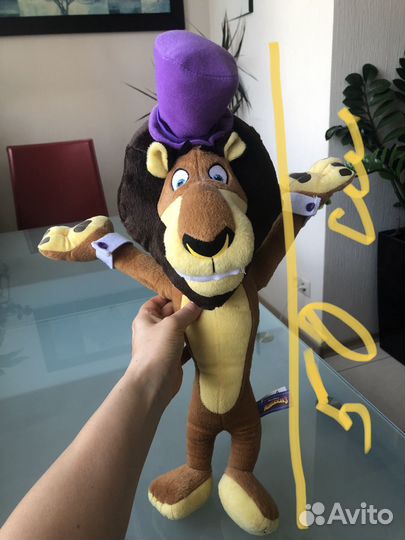 Мягкая игрушка Алекс Мадагаскар