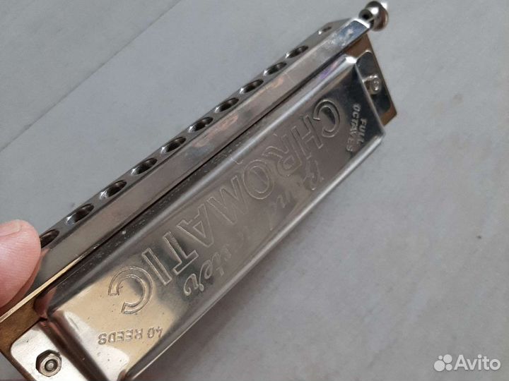 Немецкая губная гармошка chromatic Bandmaster