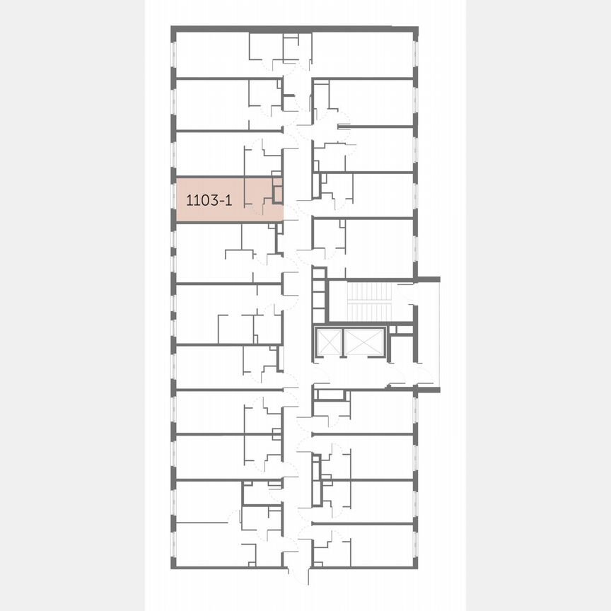 Апартаменты-студия, 19,8 м², 9/17 эт.