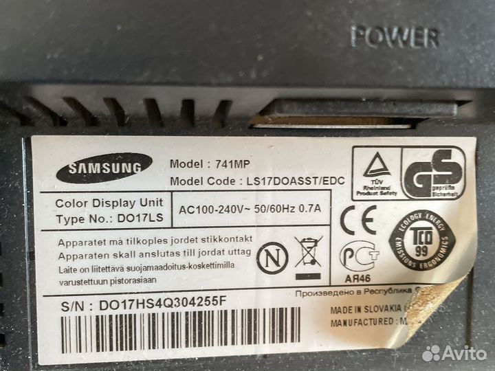 Монитор для компьютера Samsung