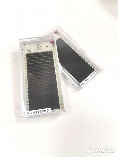 Коричневые ресницы Le mat