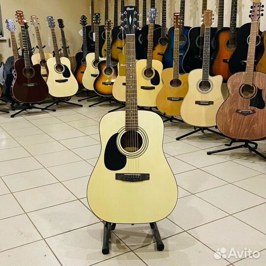 Гитара акустическая леворукая новая Cort AD810-L