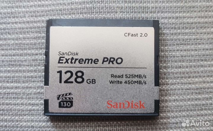 Флеш карта Sandisk extreme pro 128gb CFast