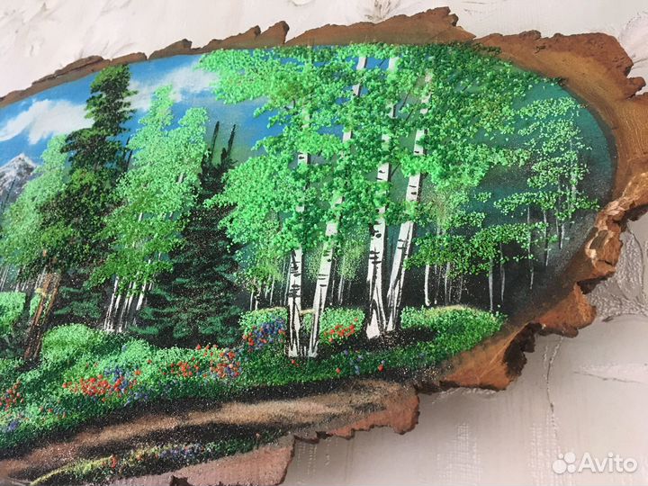 Картина из самоцветов