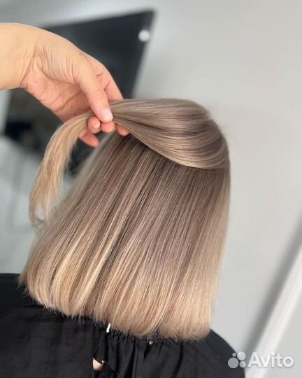 Окрашивание волос и стрижка волос