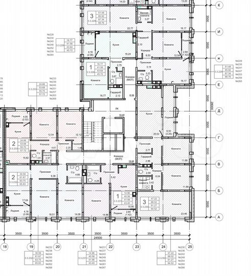 1-к. квартира, 43 м², 6/9 эт.