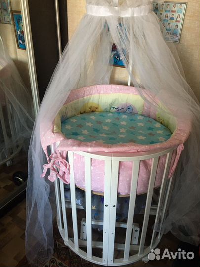 Кроватка трансформер для новорожденного 7в1