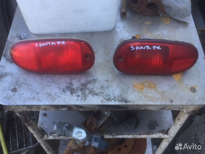Hyundai santa fe фонари в задний бампер