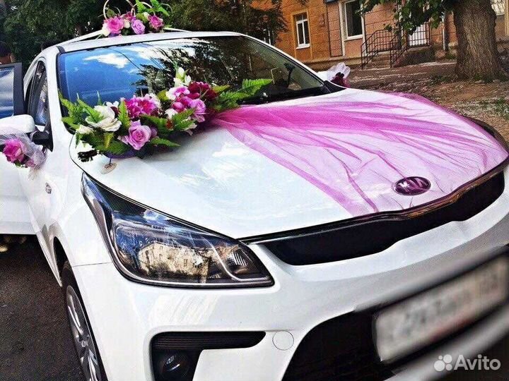 Украшения на авто машину на свадьбу