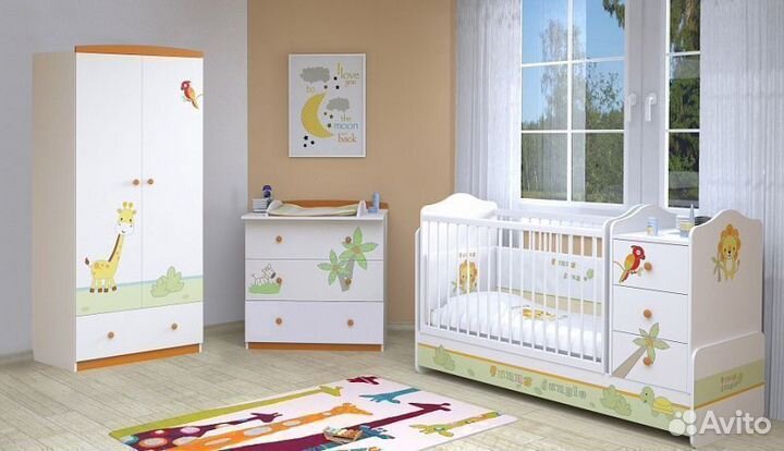 Гарнитур Polini Basic Джунгли