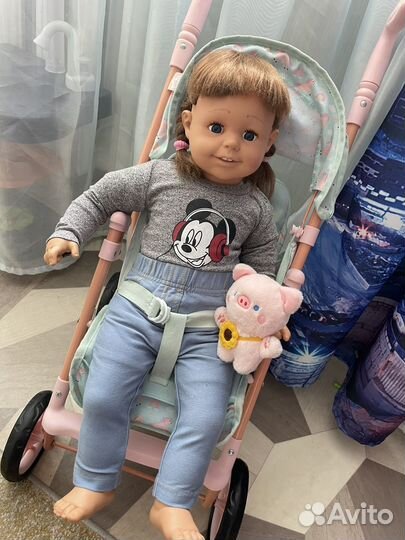 Большая мягконабивная кукла с одеждой