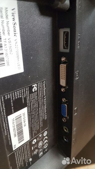 Мониторы 22 рабоч и нет viewsonic samsung beng HP