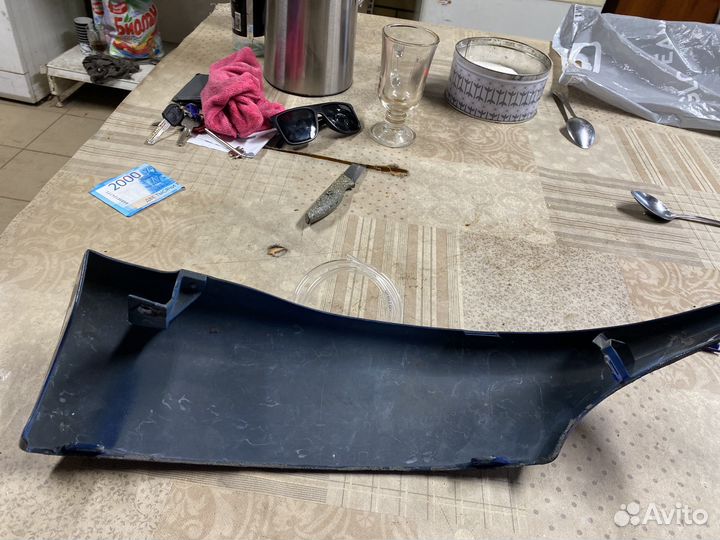 Клыки на бампер калдина 246