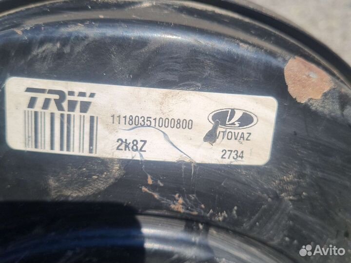 Вакуумный усилитель тормозов ваз 2107