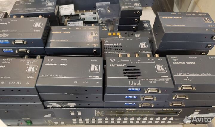 Преобразователи, переходники Kramer - много