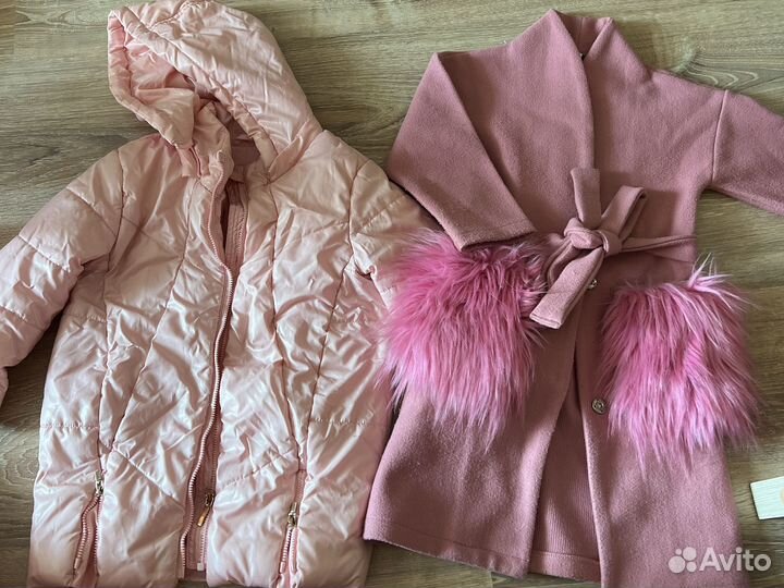 Верхняя одежда для девочки 98 104