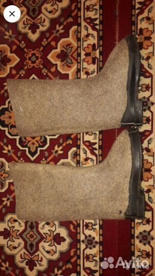 Валенки на резиновой подошве