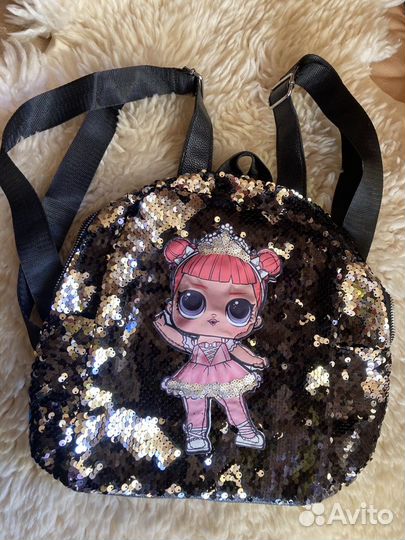 Рюкзак с паетками