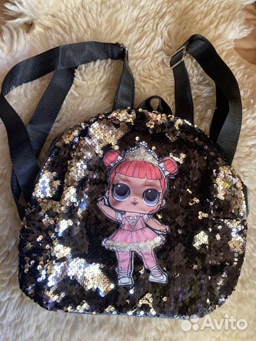 Рюкзак с паетками