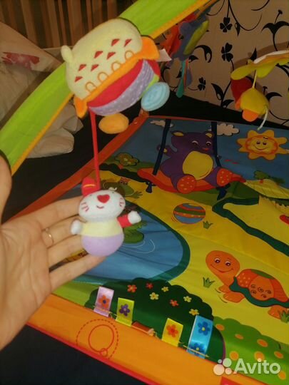 Развивающий коврик tiny love солнечная полянка