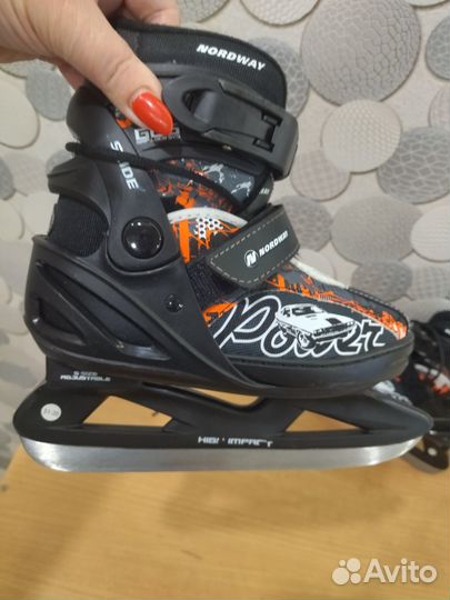 Коньки детские раздвижные