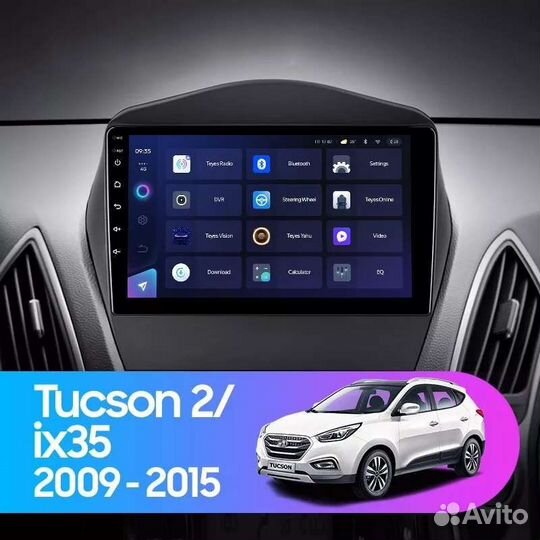Магнитола android Hyundai Tucson 2 IX35 2009-2015