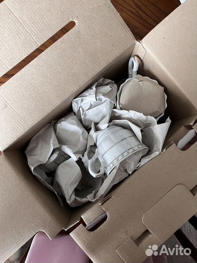 Сервиз чайный фарфоровый новый