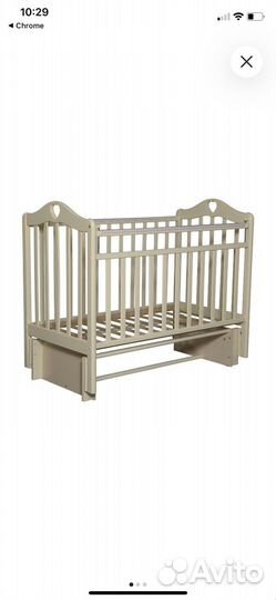 Кровать детская каролина 3/5 с маятником