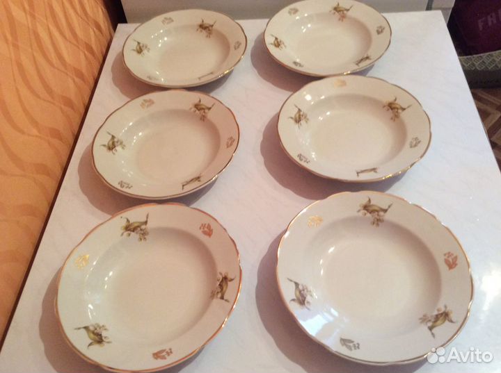 Тарелки фарфор новые