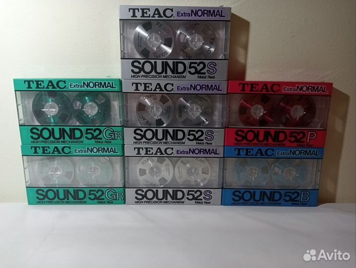 Аудиокассеты новые Teac Sound 52 S B P Gr