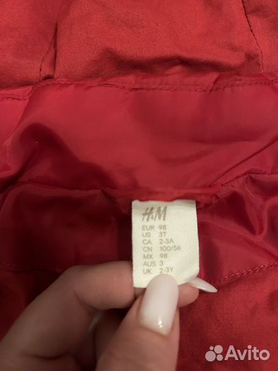 Куртка hm 98